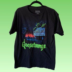 Goosebumps Graphic T-Shirt M R.L. Stine Horror Book Series 90s Retro Tee